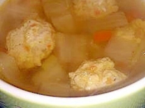 土鍋で簡単★大根deコンソメスープ
